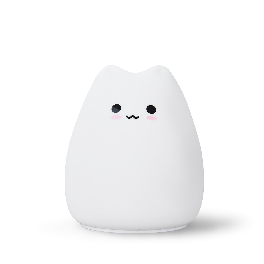 Night light, Cat, Mini lamp, Nightlight, Decoration, Ambiance, LED light, Children's room, Interior decoration, Soft light, Relaxing, Portable, Wireless, KasGlobe™️