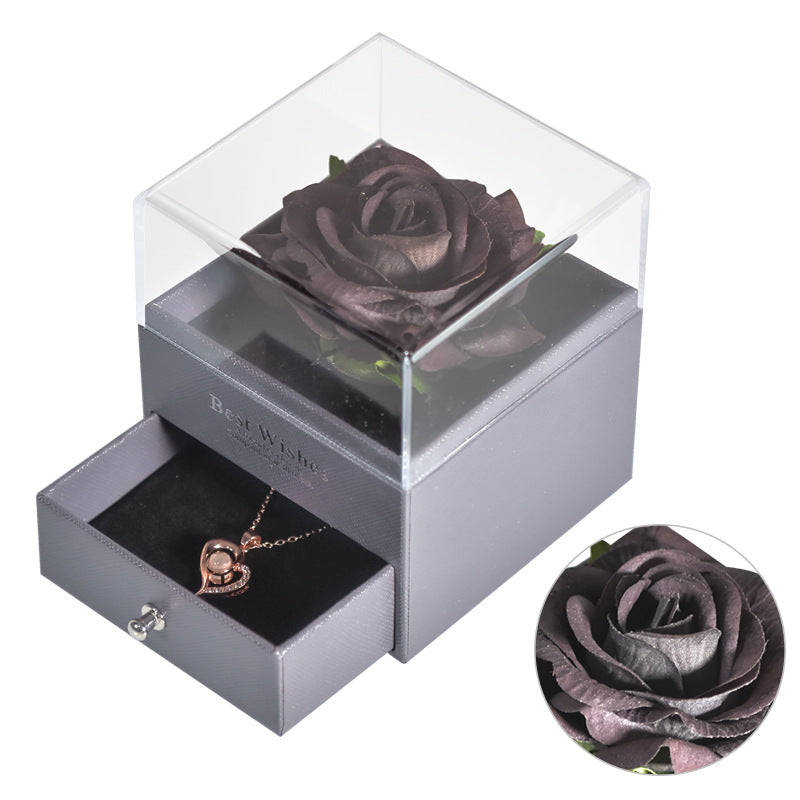 Eternal Rose Jewelry Box for a eternal love