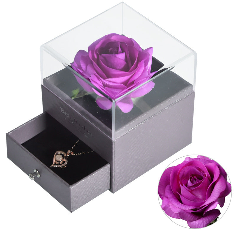 Eternal Rose Jewelry Box for a eternal love