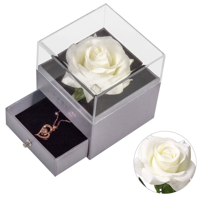 Eternal Rose Jewelry Box for a eternal love