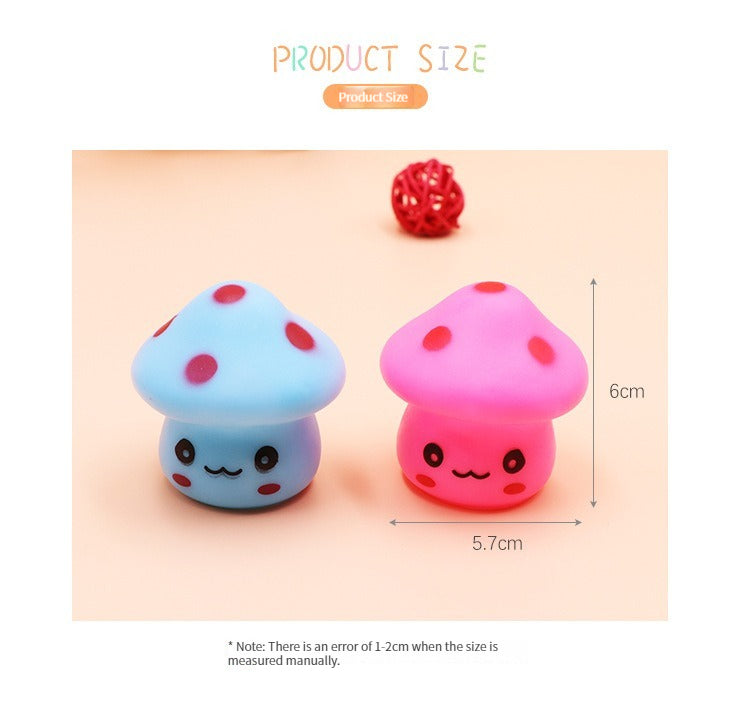 Colorful Silicone Mushroom Night Light for children