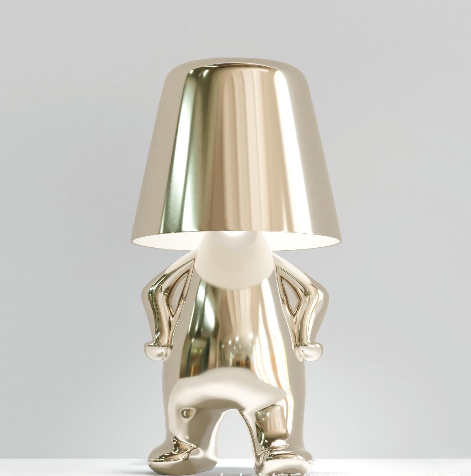 Little Golden Figure Table Lamp