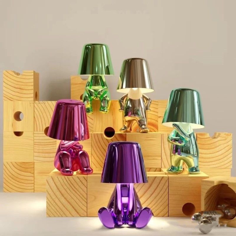 Little Golden Figure Table Lamp