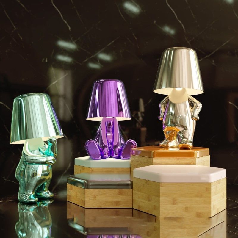 Little Golden Figure Table Lamp