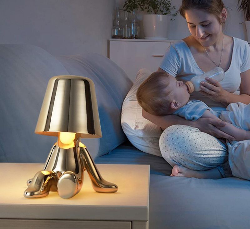 Little Golden Figure Table Lamp