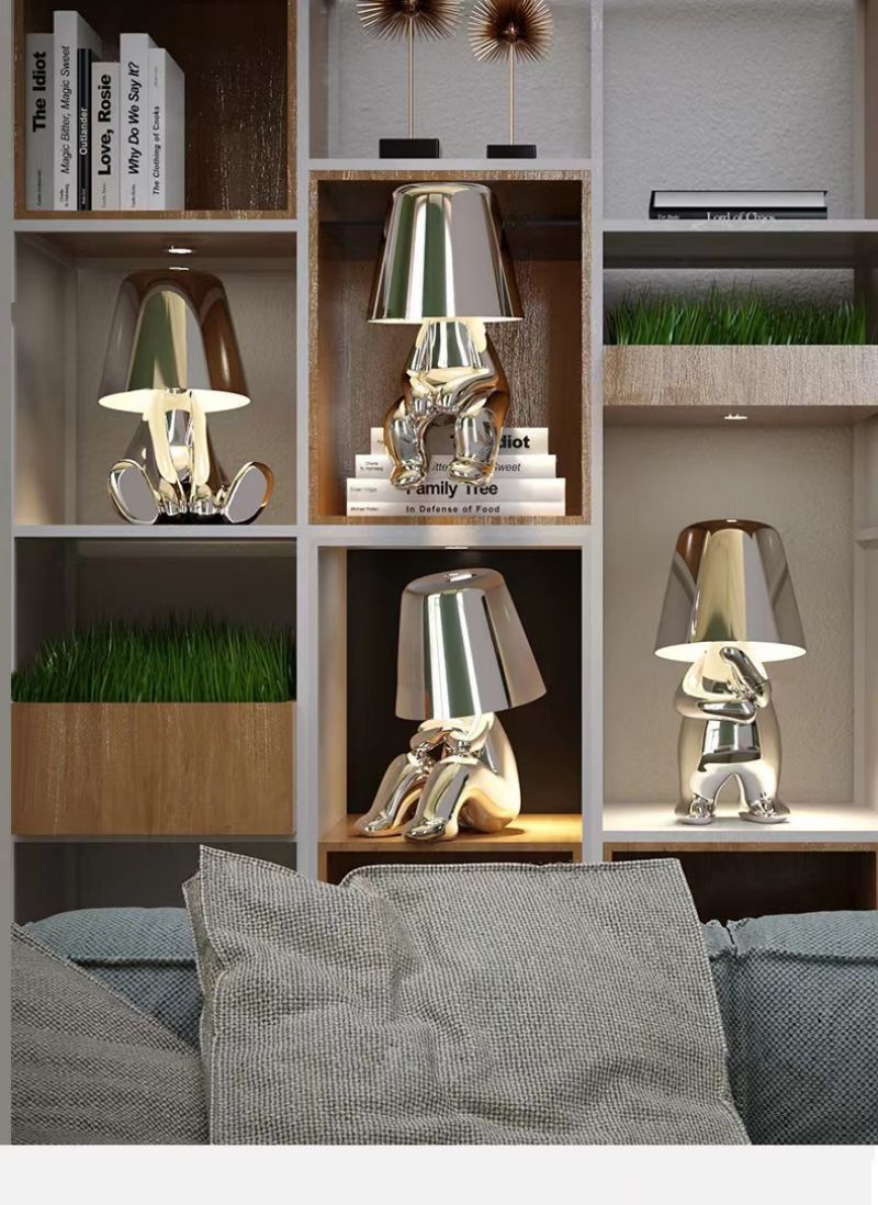 Little Golden Figure Table Lamp