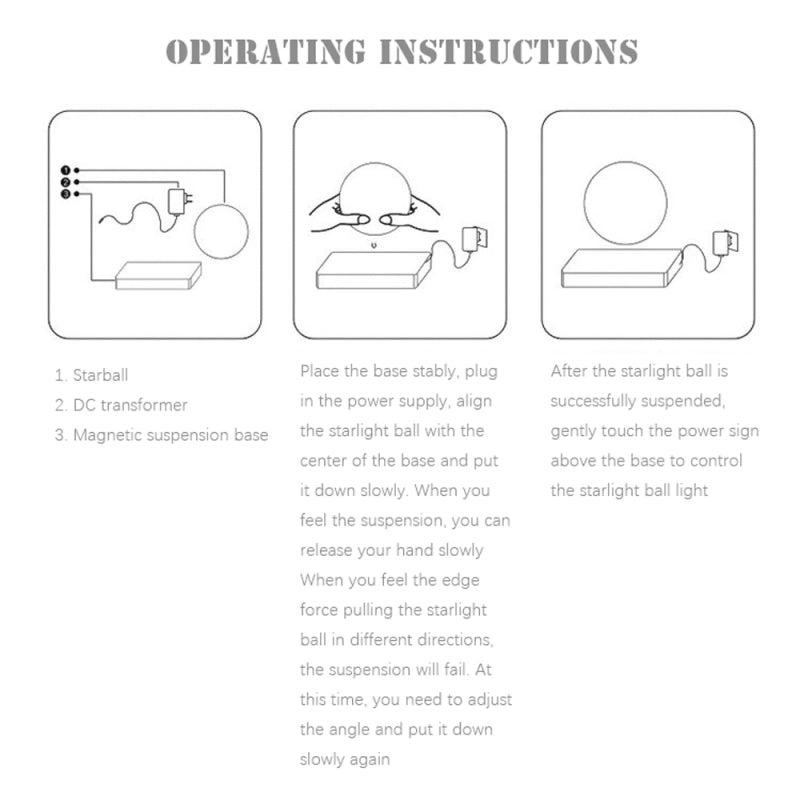 Atmosphere Maglev Light Bulb Ambient Night Light