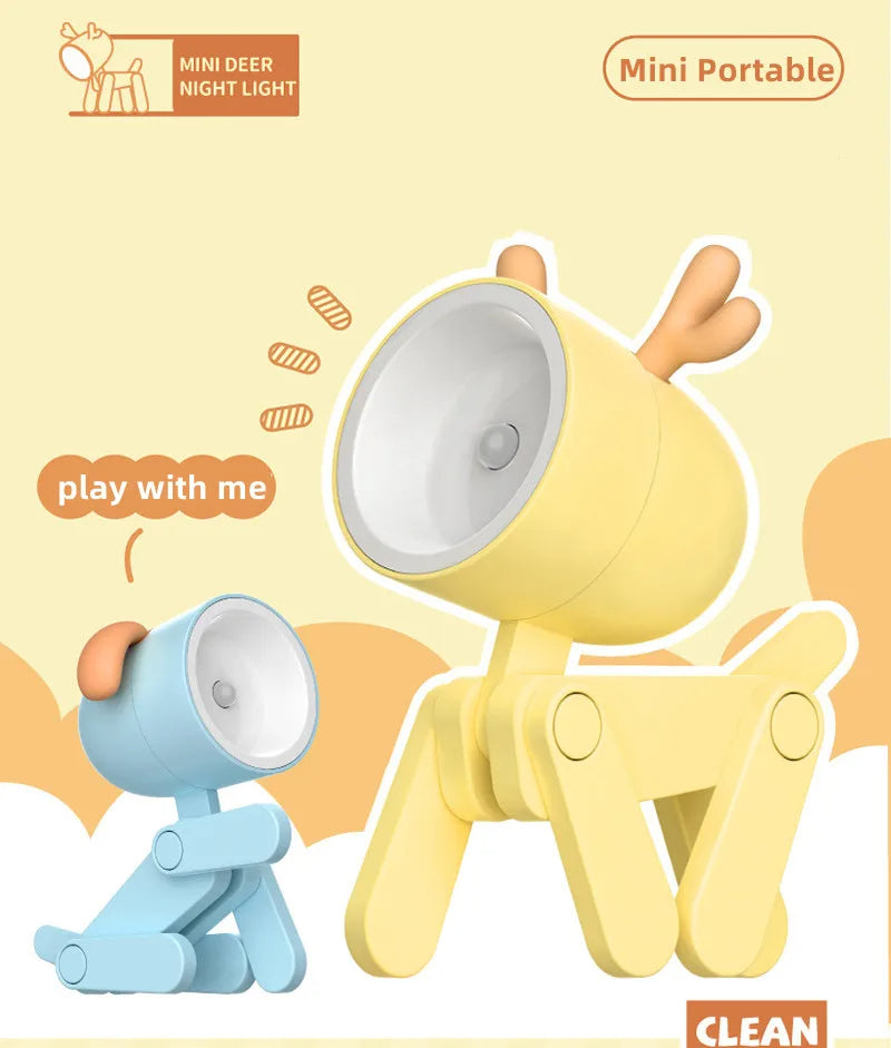 Fun and Creative Deer Eye Protection Night Light for children -