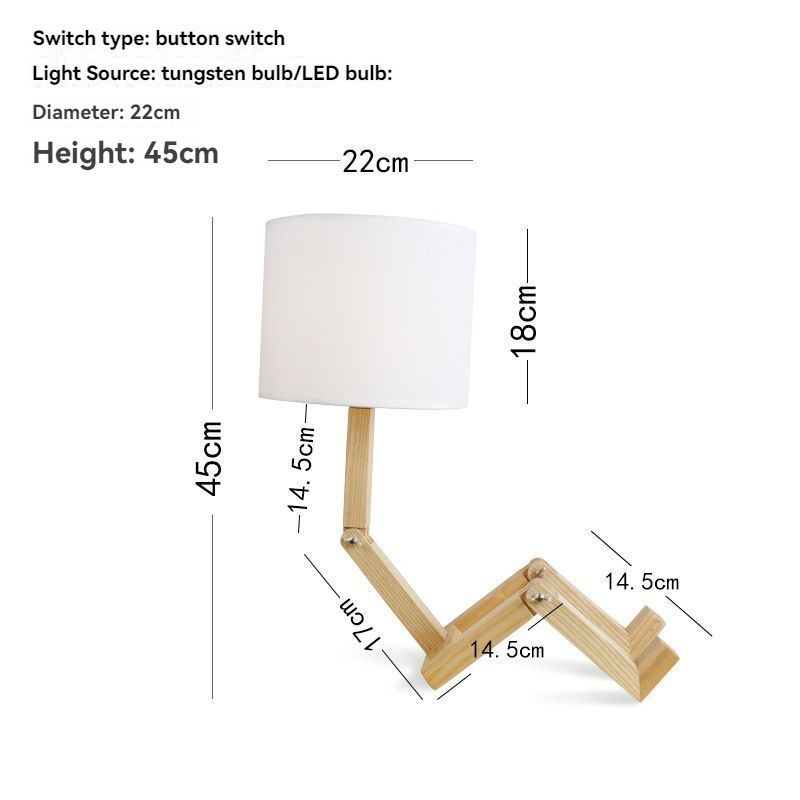 Humanoid Japanese Style Personalized Desk Lamp