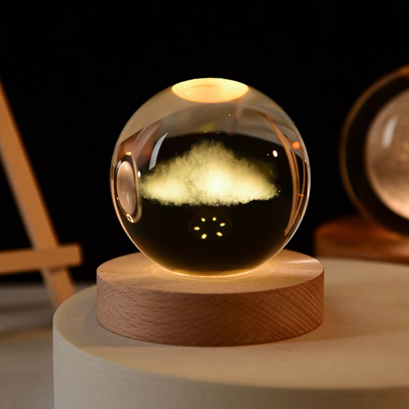 Luminious crystal Ball Night Light