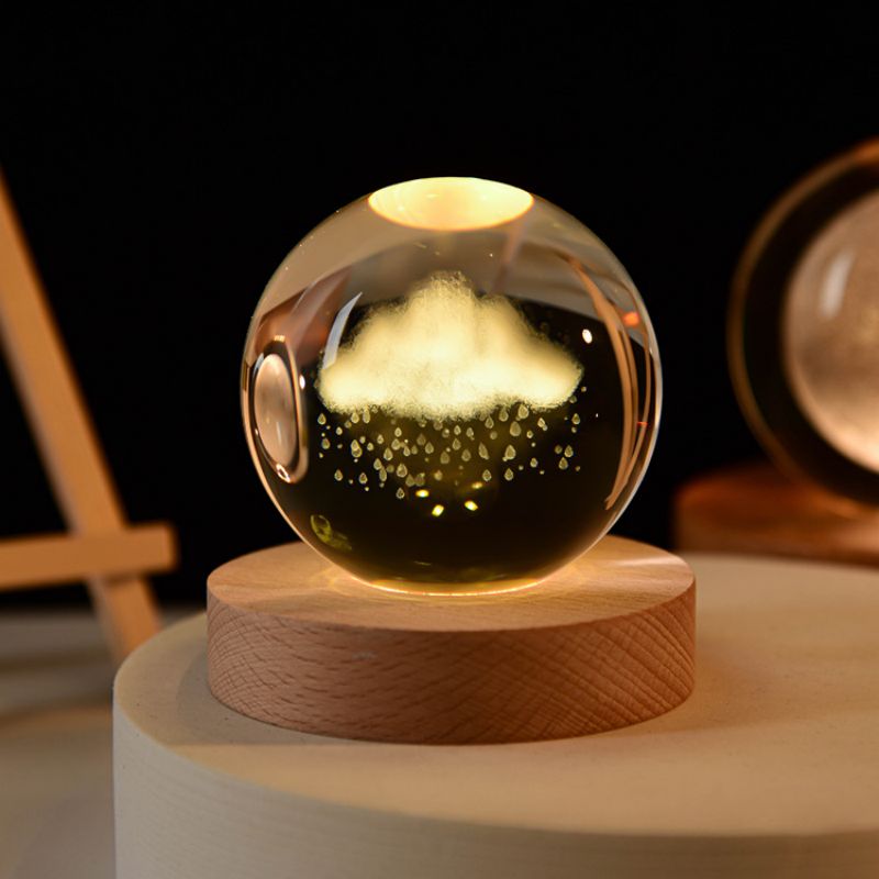 Luminious crystal Ball Night Light