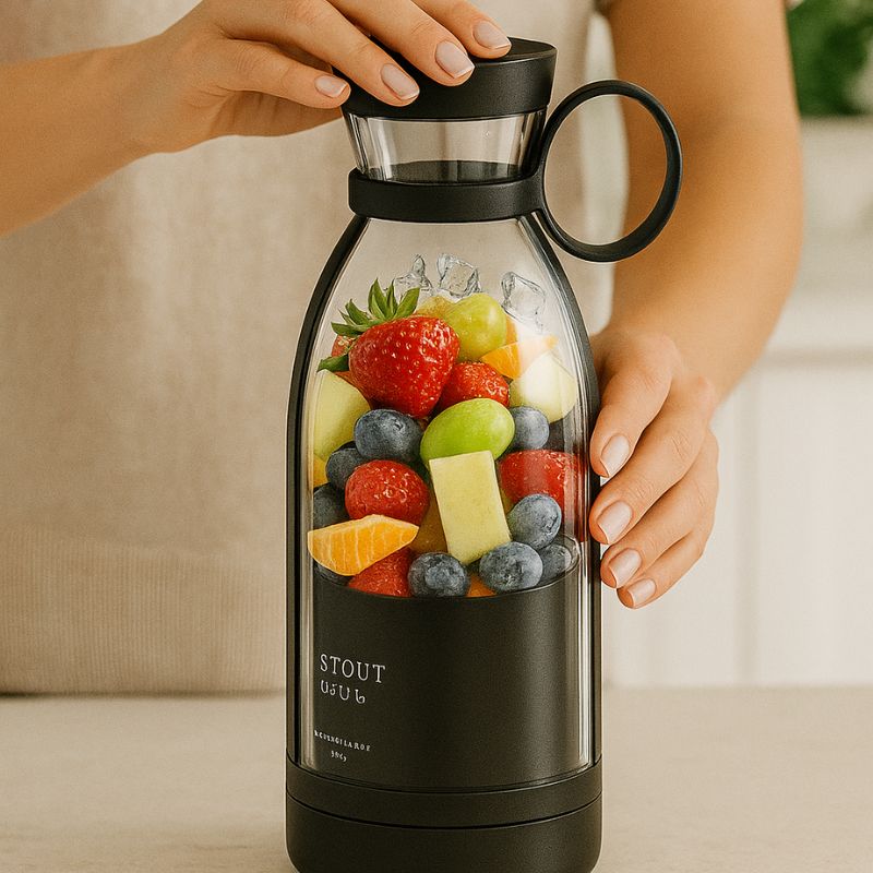 Black Blender (Prenium) - Household Small Juice Cup