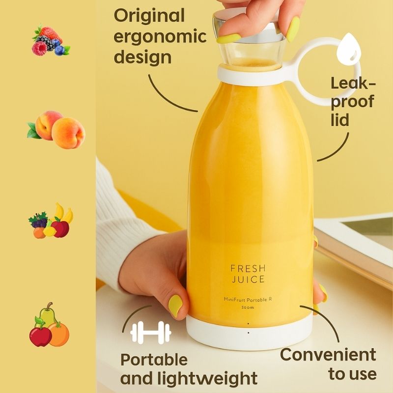 Compact Mini Portable Blender - PRENIUM (350 ML) : Smoothies and Juice !
