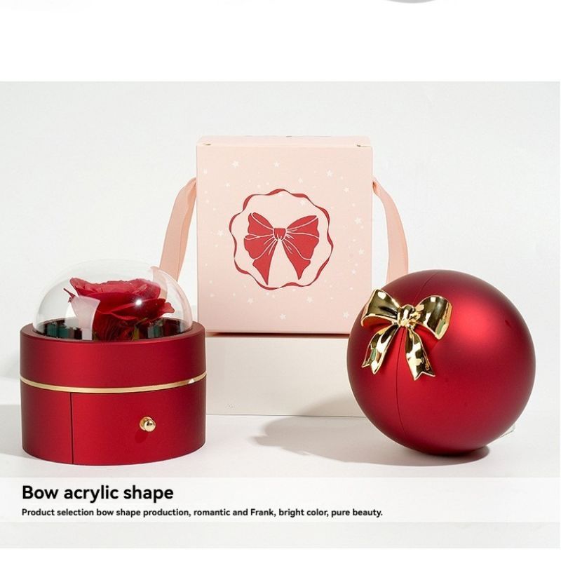 Round Rose Gift Box - KasGlobe