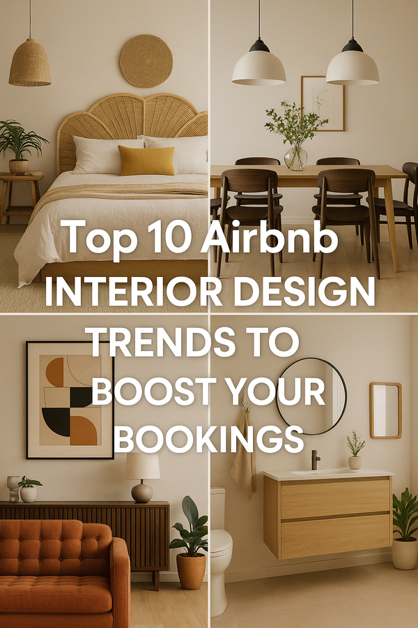 Top 10 Airbnb Interior Design Trends to Boost Your Bookings