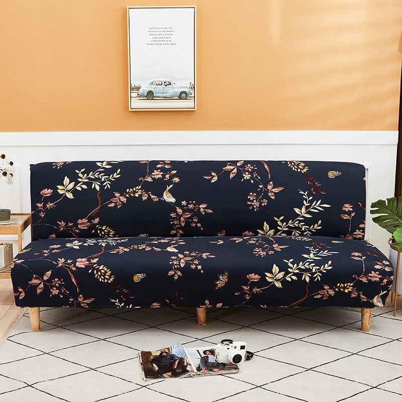 motif à fleur sofa, Sofa bed cover Stretchable sofa cover Elastic sofa protector Couch bed cover Furniture slipcover Spandex couch cover Stylish sofa bedding Comfortable sofa overlay Sofa makeover solution