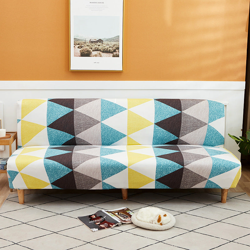 Sofa bed cover Stretchable sofa cover Elastic sofa protector Couch bed cover Furniture slipcover Spandex couch cover Stylish sofa bedding Comfortable sofa overlay Sofa makeover solution