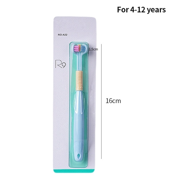 Three Sided Soft Hair Toothbrush - Complete Cleaning for Optimal Oral Hygiene