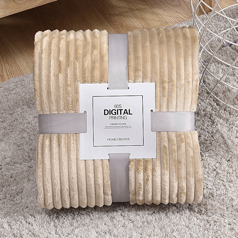 Sofa Cover Striped Throw Blanket
