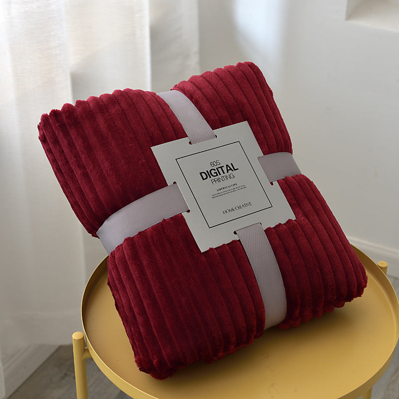 Sofa Cover Striped Throw Blanket