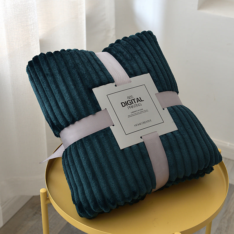 Sofa Cover Striped Throw Blanket