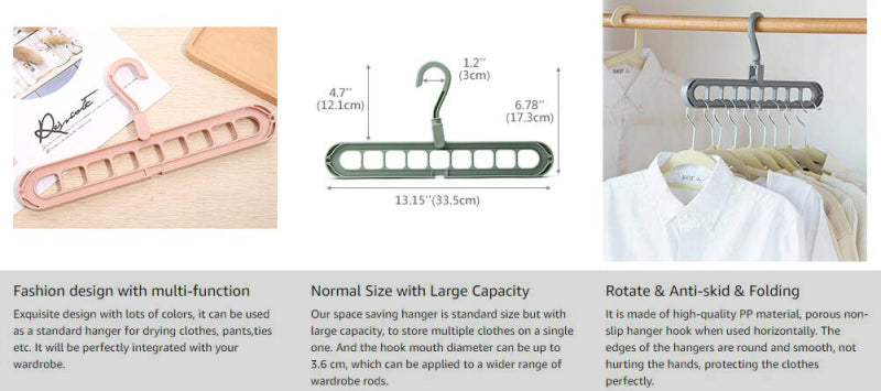 9-Hole Hanger Organizer your home