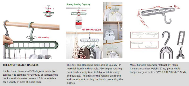 9-Hole Hanger Organizer your home