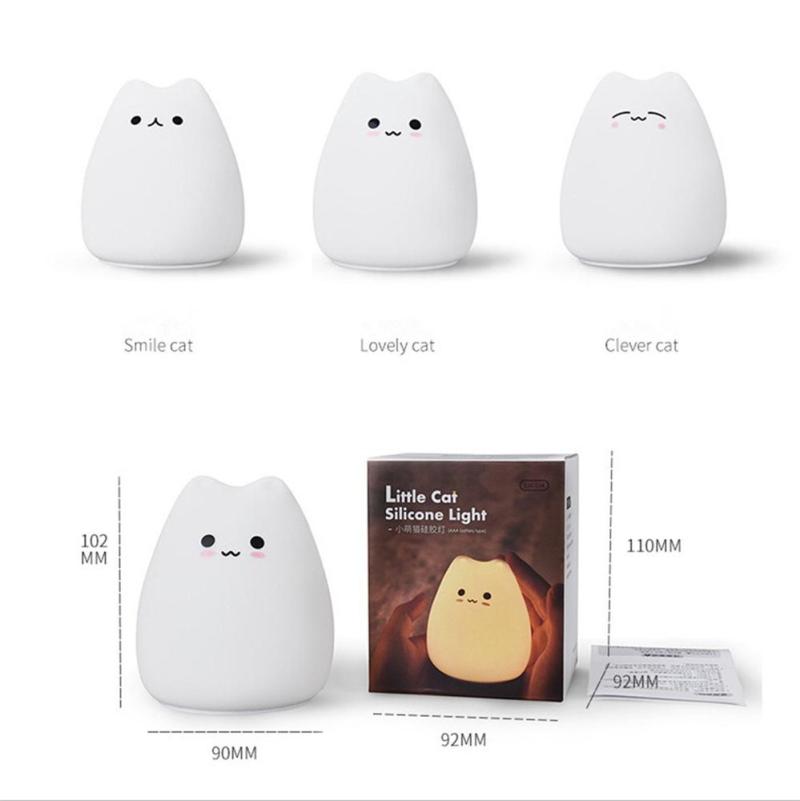 Mini Cat Shaped Night Light