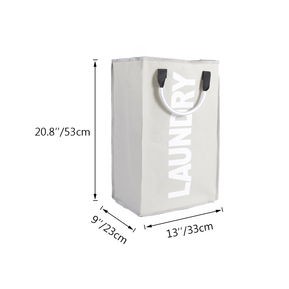 panier linge gris, laundry grey, waterproof laundry basket, laundry organization, moisture-resistant hamper, durable laundry storage, laundry room accessory, waterproof fabric, laundry basket with handles, spacious laundry hamper, household organization, KasGlobe™️