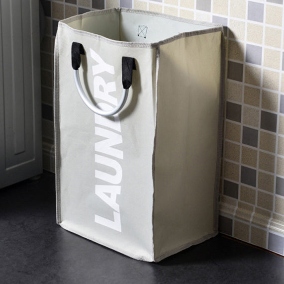 laundry white, panier linge blanc, waterproof laundry basket, laundry organization, moisture-resistant hamper, durable laundry storage, laundry room accessory, waterproof fabric, laundry basket with handles, spacious laundry hamper, household organization, KasGlobe™️, Panier à linge imperméable Bac à linge résistant à l'humidité Panier de rangement pour le linge Corbeille à linge étanche Panier de blanchisserie durable