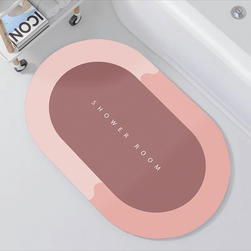 Bathroom mat Absorbent bath rug Shower mat Plush bath mat Soft bathroom rug Water-resistant bath mat Non-slip bath mat Microfiber bath mat