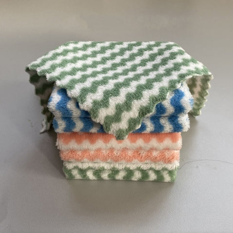 Dish towel Cleaning cloth Kitchen towel Dishwashing rag Absorbent towel Household cleaning towel Dish scrubber cloth Microfiber cleaning towel Kitchen cleaning rag