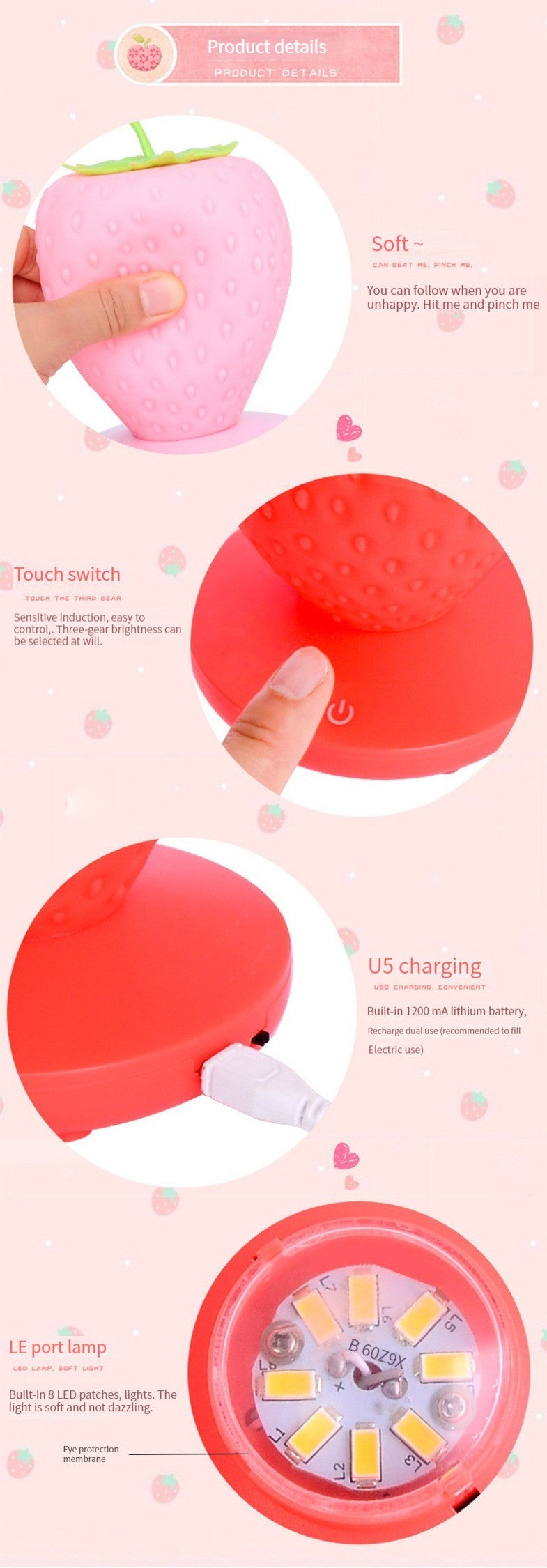 Strawberry Night Light
