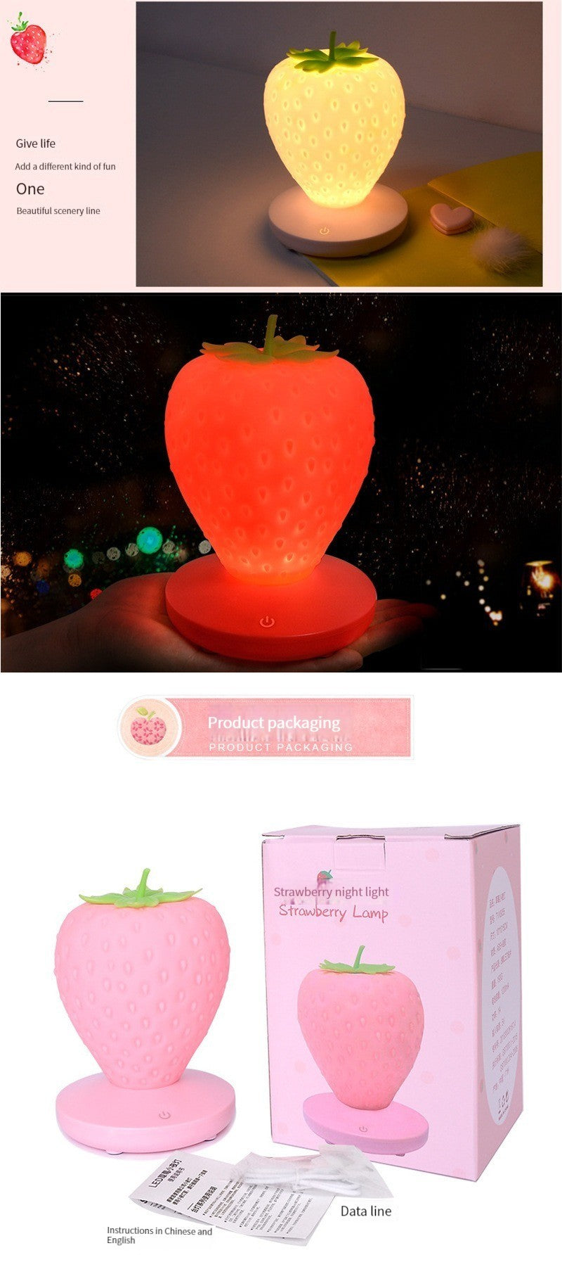 Strawberry Night Light