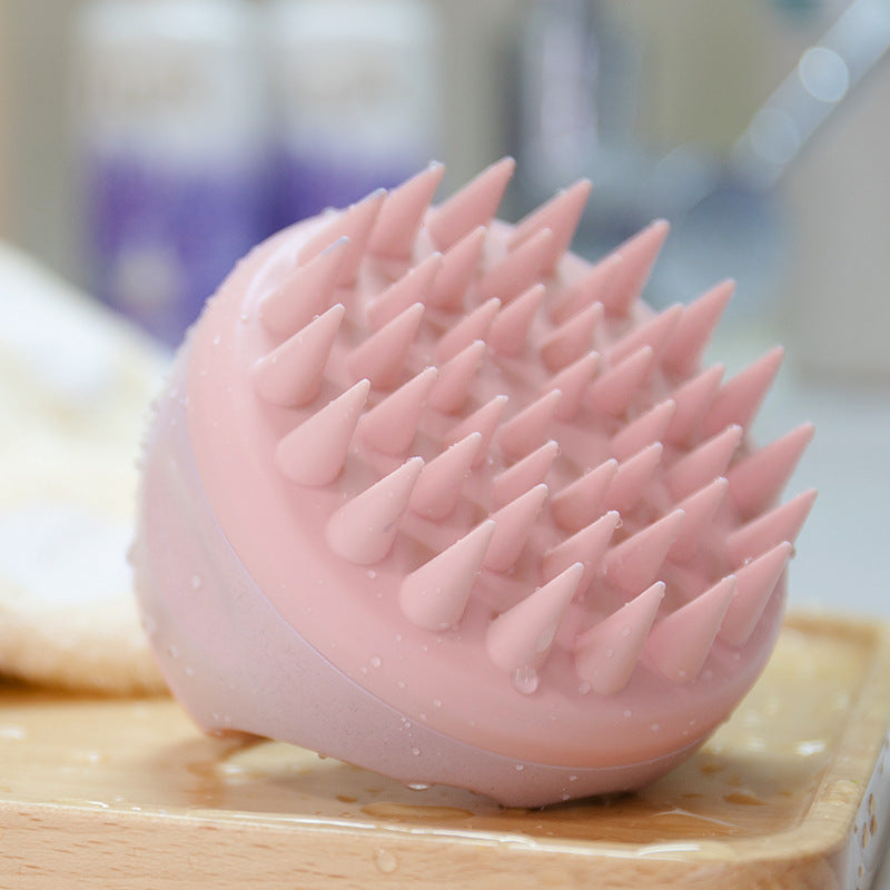Relaxing shower experience, Exfoliating brush, Gentle cleansing, Spa-like luxury, Soothing massage, KasGlobe™️, brosse rose, pink, 