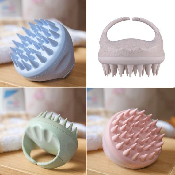 Relaxing shower experience, Exfoliating brush, Gentle cleansing, Spa-like luxury, Soothing massage, KasGlobe™️