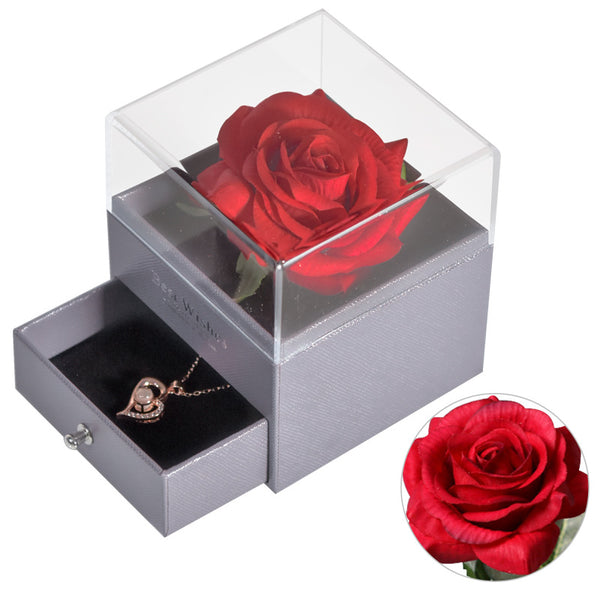 Eternal Rose Jewelry Box for a eternal love - KasGlobe