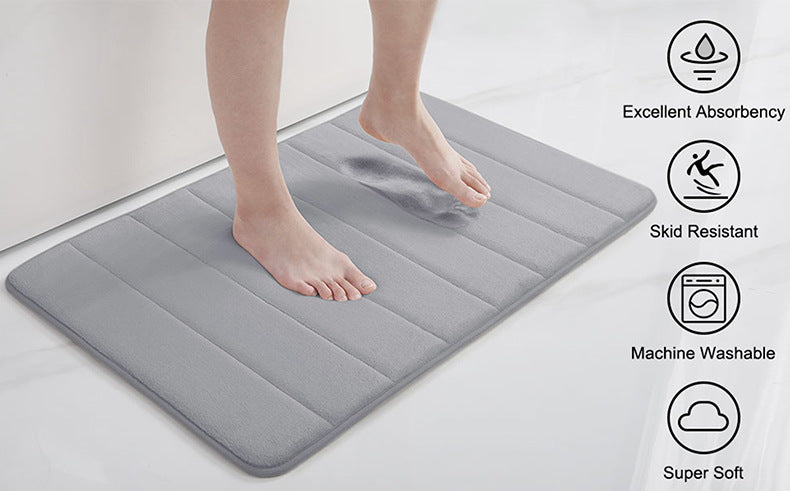 Absorbent Bathroom Bath Mat