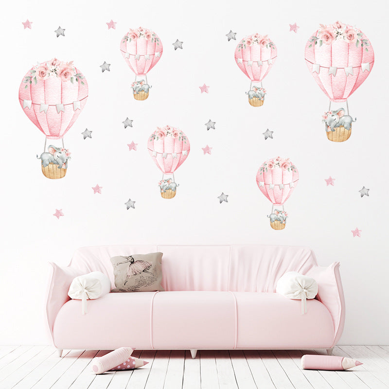 Cartoon Elephant Wall Stickers