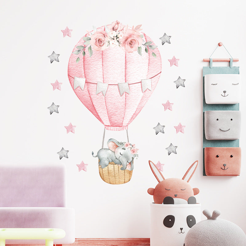 Cartoon Elephant Wall Stickers