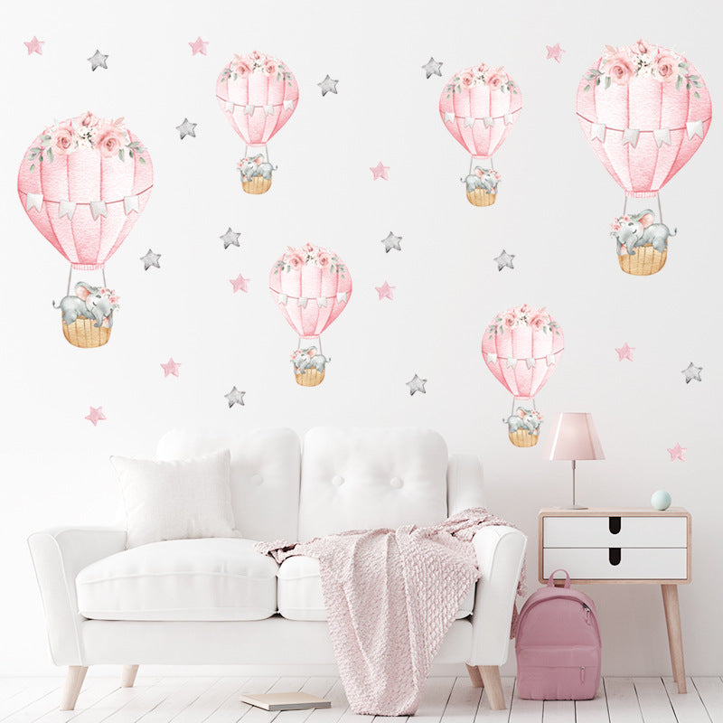 Cartoon Elephant Wall Stickers