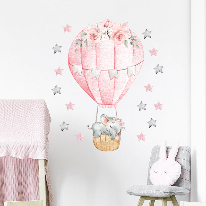 Cartoon Elephant Wall Stickers