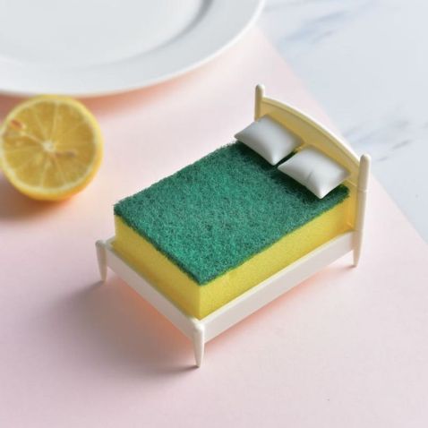 Kitchen organization Sponge holder,  Kitchen storage Sink organizer Kitchen accessories Utensil holder Dishwashing accessories Sink caddy, lit pour éponge, porte éponge,