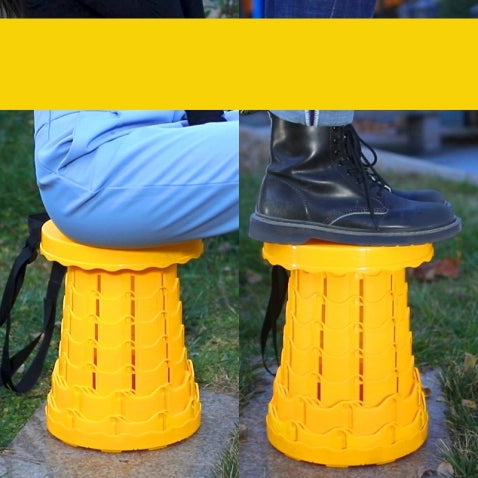 Stool - Retractable Folding Seat