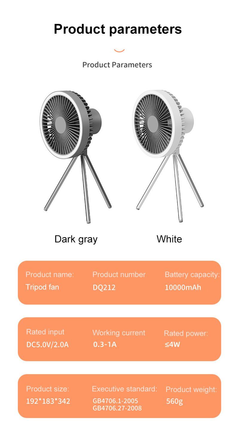 Outdoor Tripod Fan