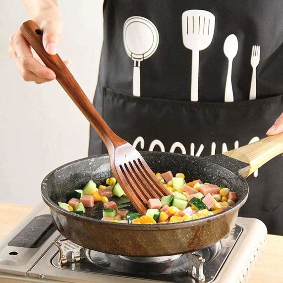 Non-stick Wooden Cookware Set