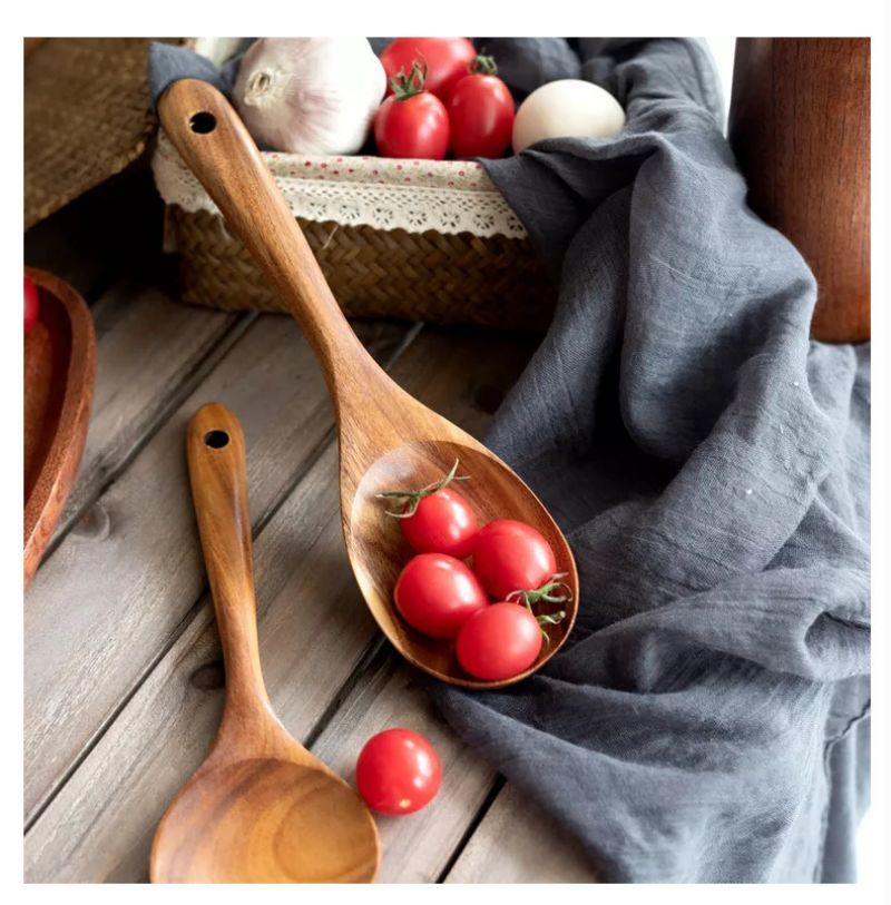 Non-stick Wooden Cookware Set