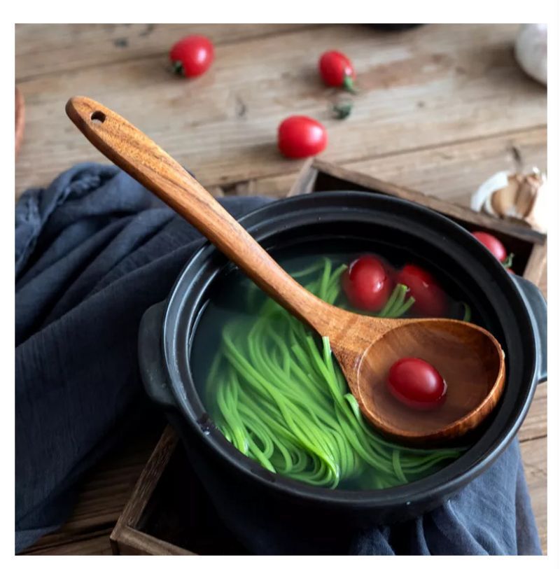 Non-stick Wooden Cookware Set