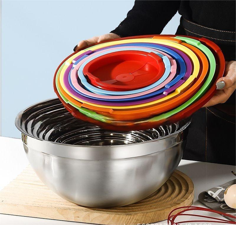 Thick Dressing Salad Bowl with Lid - KasGlobe™️