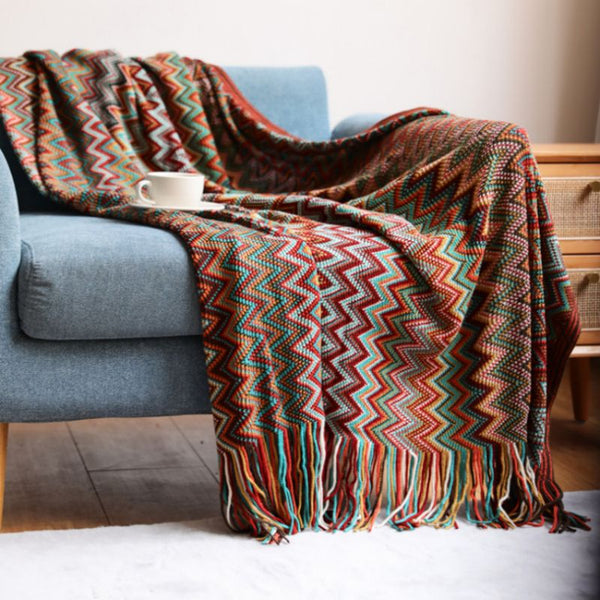 Bohemian Sofa Blanket - KasGlobe™️Home